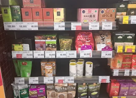Tea and beverage selection